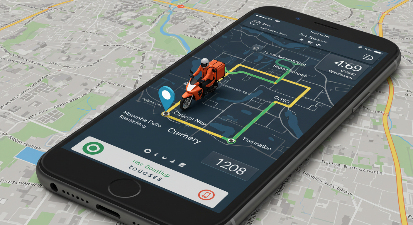 Speed Runner mobil uygulaması üzerinden anlık kurye takibi